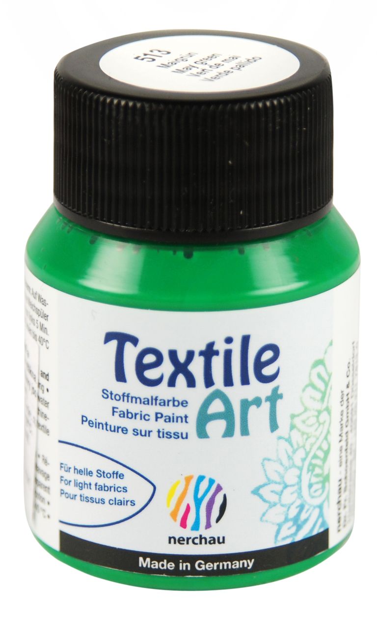 Barva na světlý textil Nerchau, 59 ml - májová zeleň