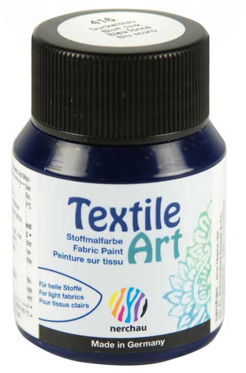 Obrázek produktu: Barva na světlý textil Nerchau, 59 ml - tmavě modrá