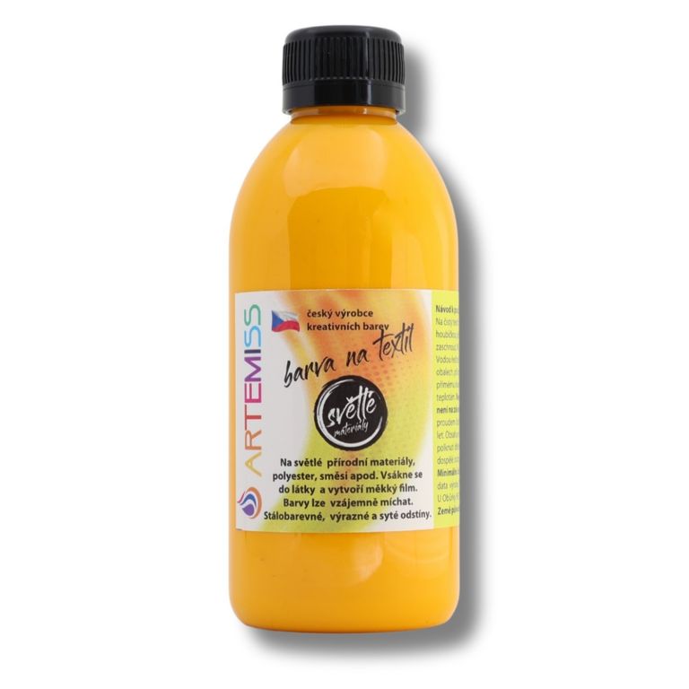 Levně Barva na textil 250 g - pomerančová