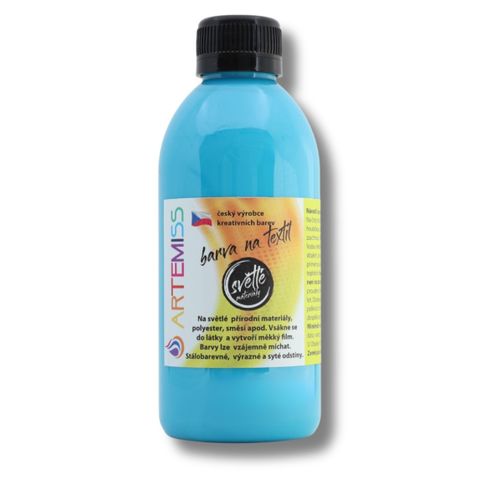 Obrázek produktu: Barva na textil 250 g - světlá tyrkysová