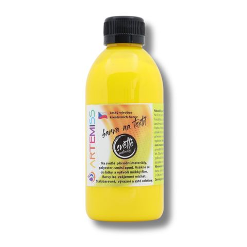 Obrázek produktu: Barva na textil 250 g - žlutá