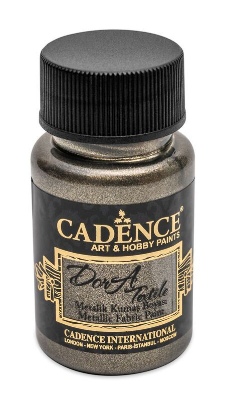 Barva na textil Cadence DORA, 50 ml - antracit