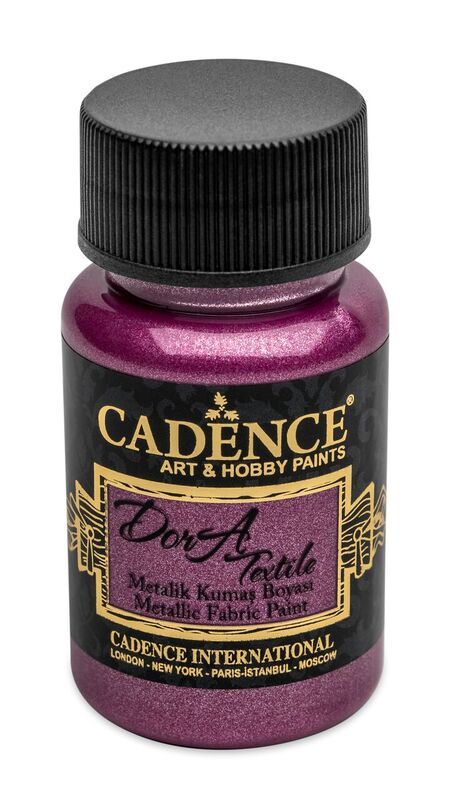Barva na textil Cadence DORA, 50 ml - cyklamenová