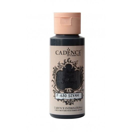 Barva na textil Cadence Style Matt Fabric, 59 ml - černá