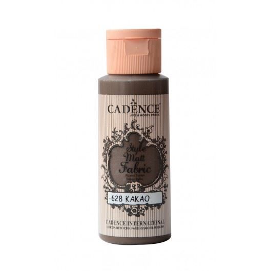 Barva na textil Cadence Style Matt Fabric, 59 ml - čokoládová