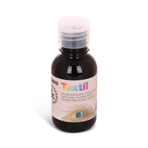 Barva na textil PRIMO, 125 ml - černá