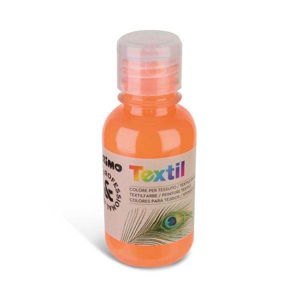 Barva na textil PRIMO, 125 ml - fluo - oranžová