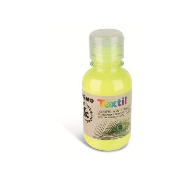 Barva na textil PRIMO, 125 ml - fluo - žlutá
