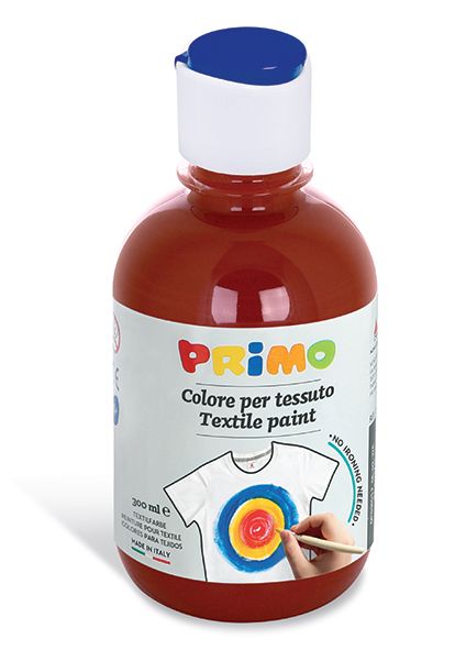 Barva na textil PRIMO, 300 ml - hnědá
