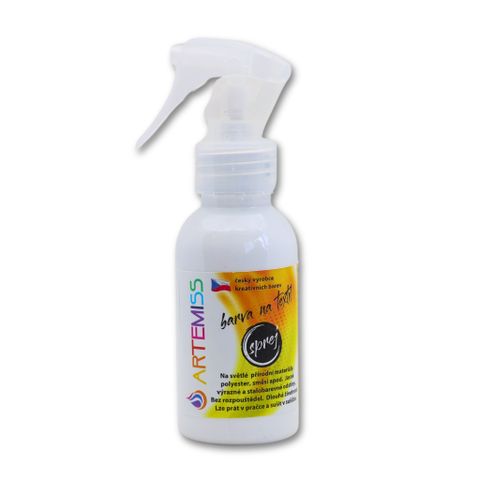 Obrázek produktu: Barva na textil ve spreji bílá - 110 g