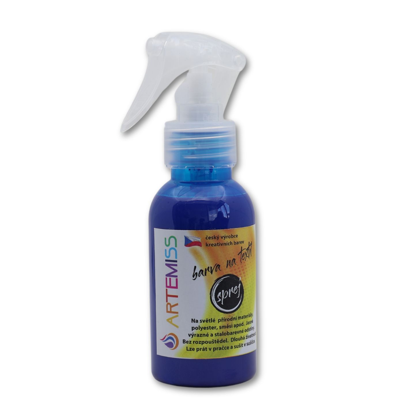 Barva na textil ve spreji modrá - 110 g