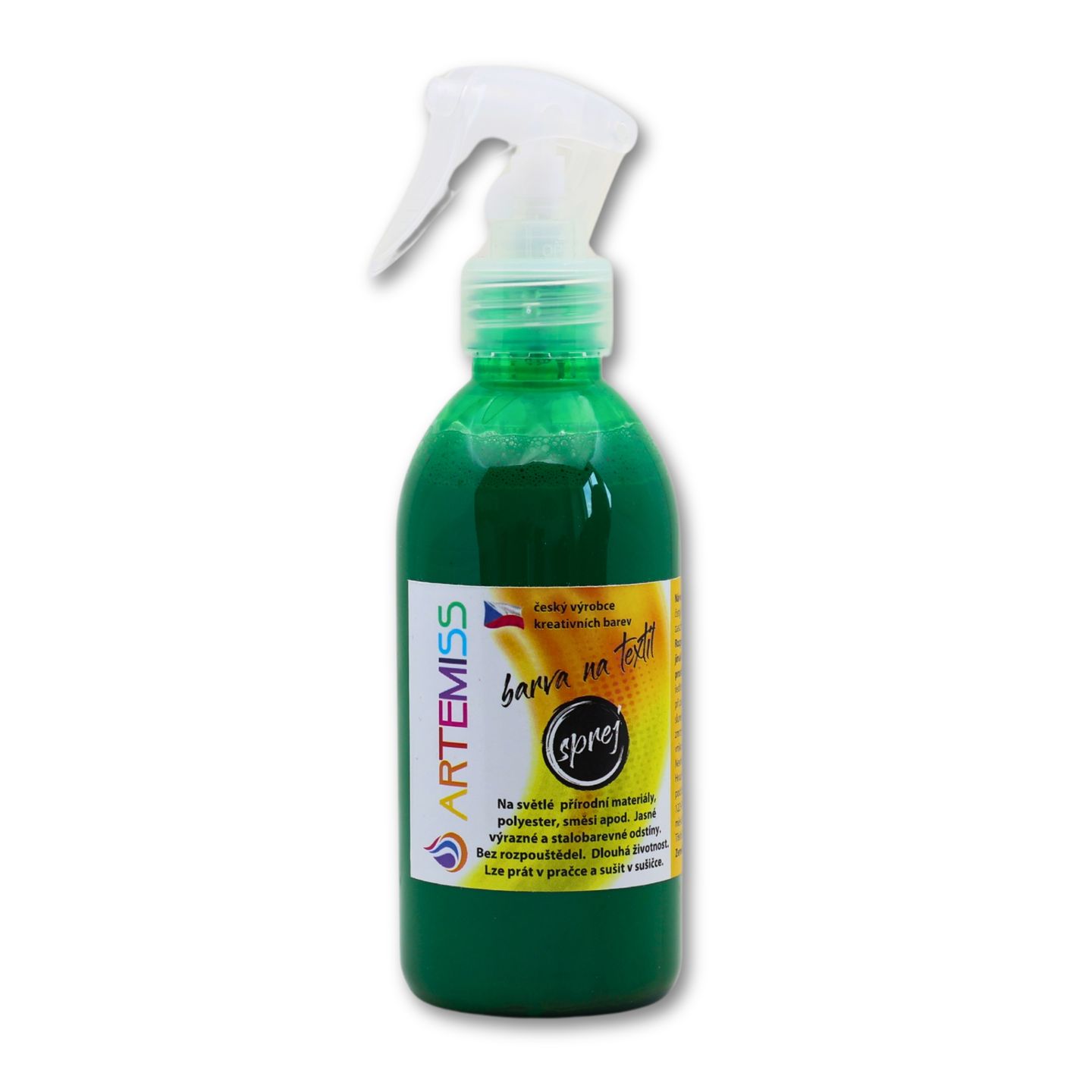 Barva na textil ve spreji zelená - 250 g