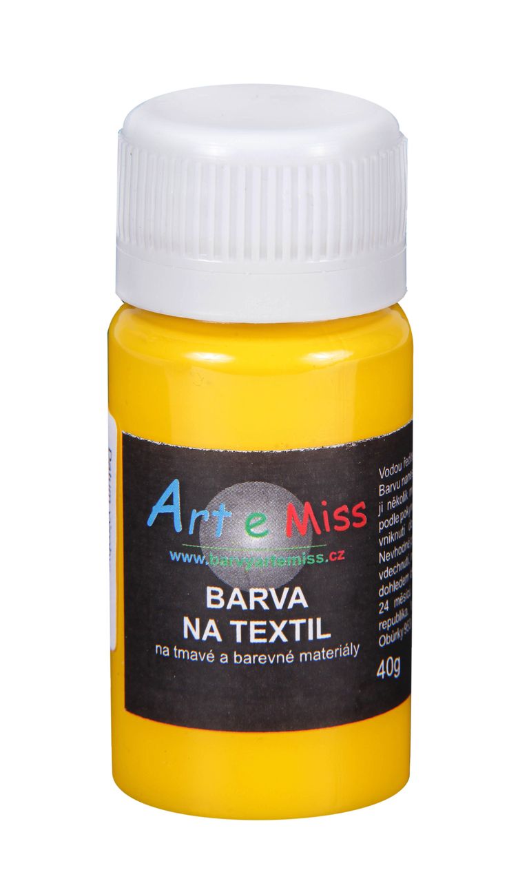Levně Barva na tmavý textil, 40 g - pomerančová