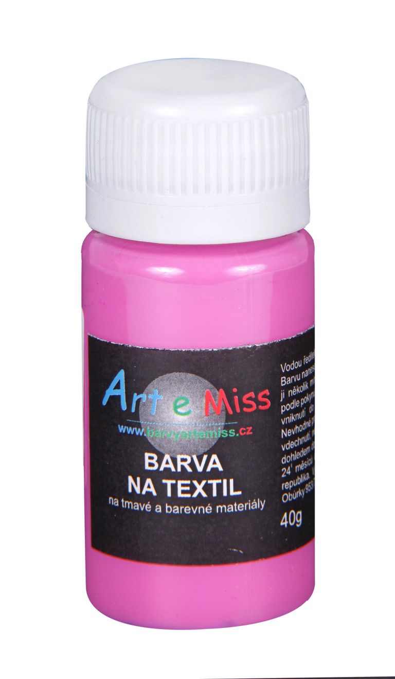 Levně Barva na tmavý textil, 40 g - vínová