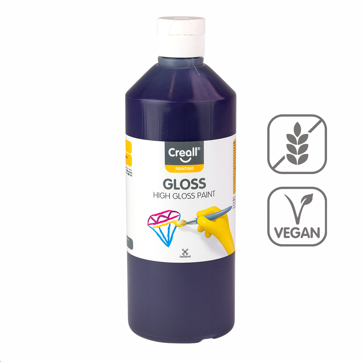 Barva s vysokým leskem Gloss, 500 ml, fialová