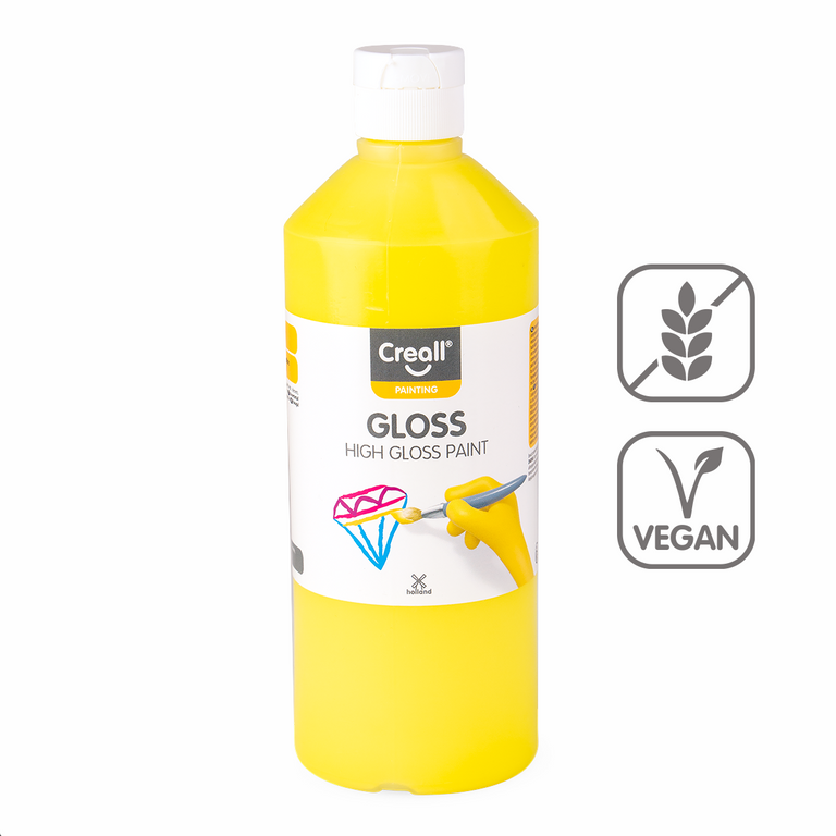 Barva s vysokým leskem Gloss, 500 ml, světle žlutá