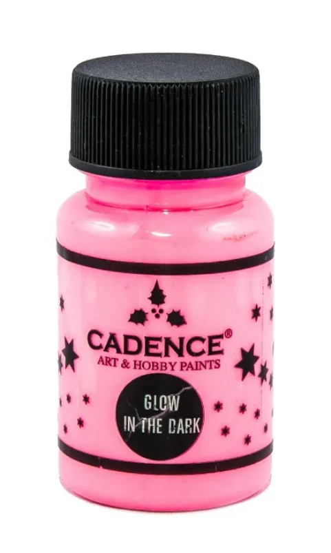 Levně Barva svítící ve tmě Cadence, 50 ml - růžová