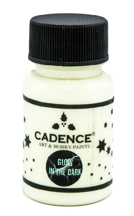 Barva svítící ve tmě Cadence, 50 ml - zelená
