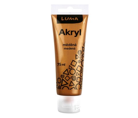 Obrázek produktu: Barvy akrylové 75ml,  METAL měděná LUMA