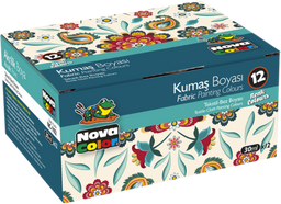 Obrázek produktu: Barvy na textil, 30 ml - 12 ks