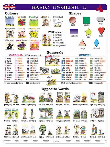 Obrázek produktu: Basic English I - tabulka A4