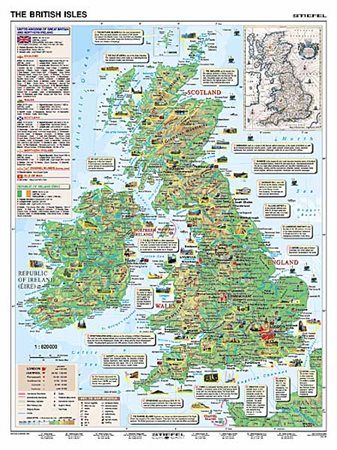 Obrázek produktu: Basic Facts about Great Britain /British Isles - tabulka A3