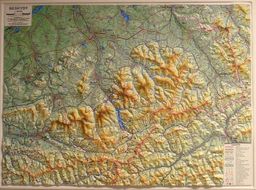 Obrázek produktu: Beskydy - reliéfní - 1:66 666 - nástěnná mapa