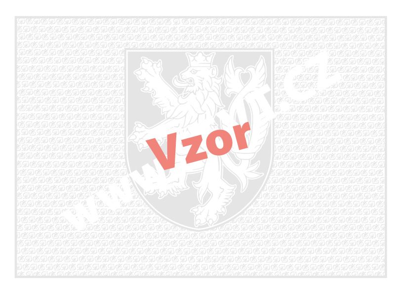 Bianco diplom - malý státní znak +  lipové listy, pro VŠ