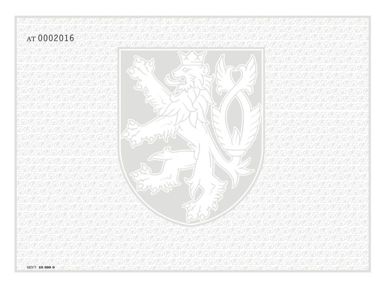 Bianco diplom, výuční list, VOŠ a konzer.- malý státní zn. + lip. listy, číslování, pro tisk QR kódu