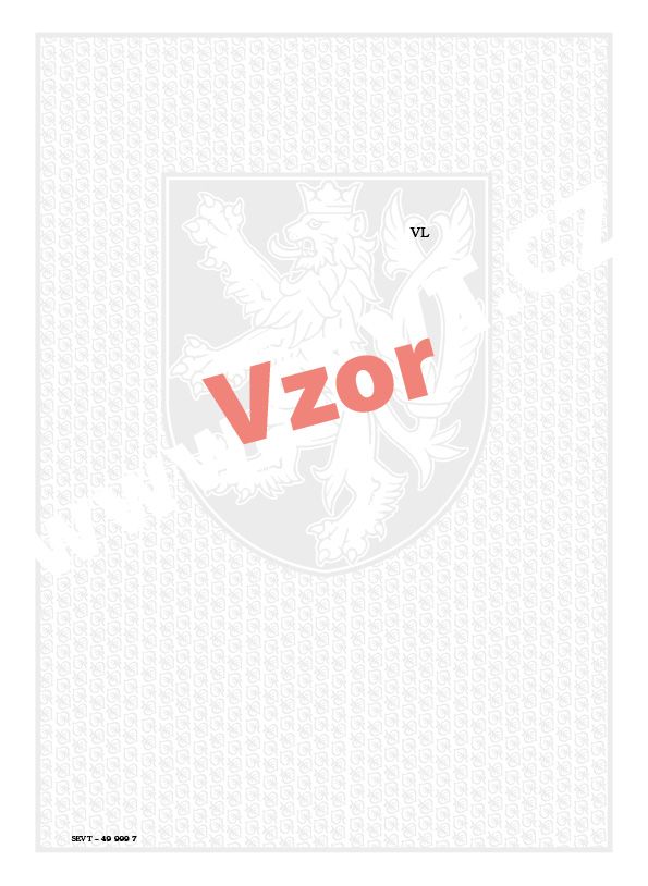 Bianco s vodoznakem a číslováním