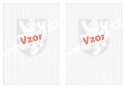 Obrázek produktu: Bianco vysvědčení A3 - malý státní znak +  lipové listy s vodoznakem, rozložené na A3