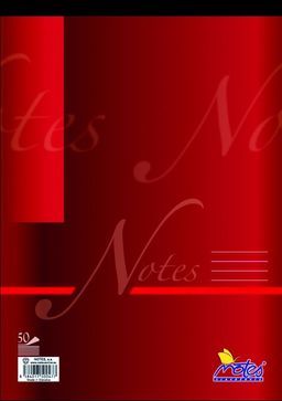 Obrázek produktu: Blok A4 šitý 50 listů - linkovaný 8 mm