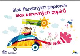 Obrázek produktu: Blok barevných papírů A3 130 g - 20 listů