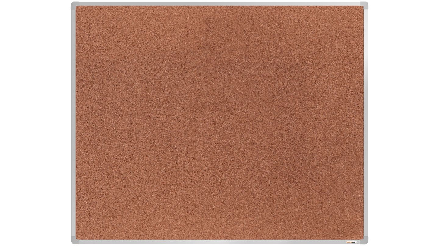 boardOK Korková tabule s hliníkovým rámem 150 × 120 cm, stříbrný rám