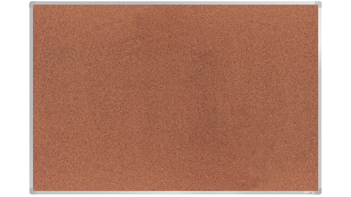 boardOK Korková tabule s hliníkovým rámem 180 × 120 cm, stříbrný rám