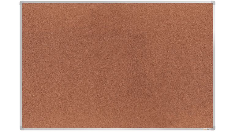 Levně boardOK Korková tabule s hliníkovým rámem 180 × 120 cm, stříbrný rám