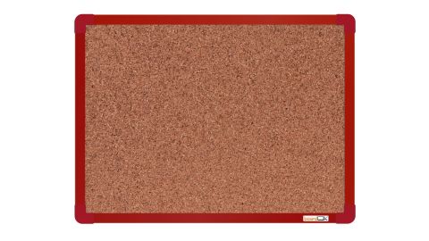 Obrázek produktu: boardOK Korková tabule s hliníkovým rámem 60 × 45 cm, červený rám