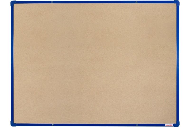 BoardOK Tabule s textilním povrchem 120 × 90 cm, modrý rám