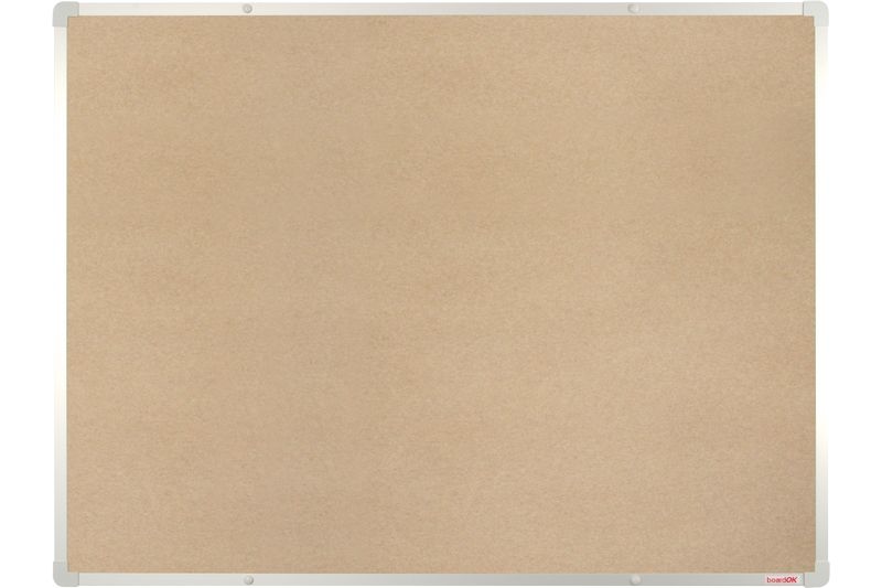 BoardOK Tabule s textilním povrchem 120 × 90 cm, stříbrný rám