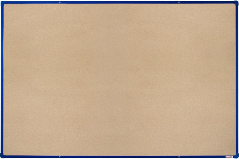 Levně BoardOK Tabule s textilním povrchem 180 × 120 cm, modrý rám