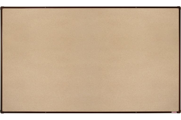 Levně BoardOK Tabule s textilním povrchem 200 × 120 cm, hnědý rám
