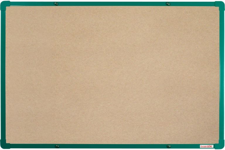 Levně BoardOK Tabule s textilním povrchem 60 × 90 cm, zelený rám