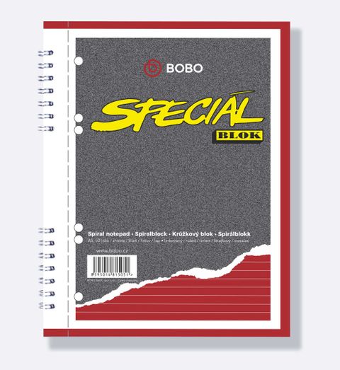 Obrázek produktu: BOBO Blok Speciál s vazbou TWIN WIRE A5 - linkovaný