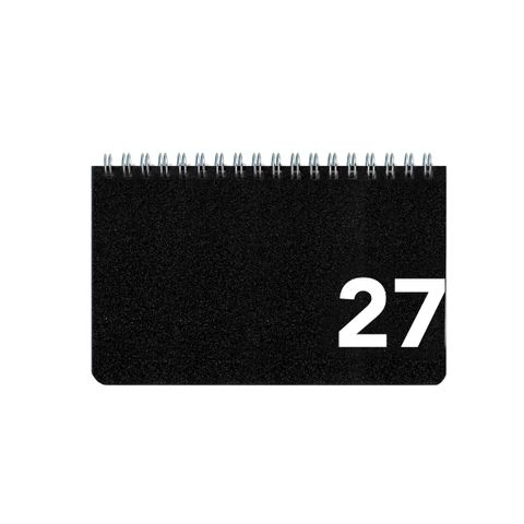 Obrázek produktu: BOBO Diář 2027 týdenní na šířku 160 x 100 mm - černý