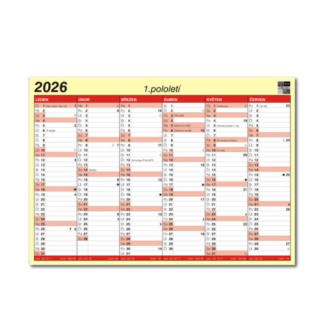 Obrázek produktu: BOBO Kalendář lístkový 2026 A4
