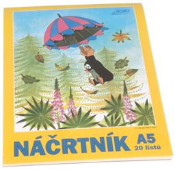 Obrázek produktu: BOBO Náčrtník KRTEK A5 20 listů