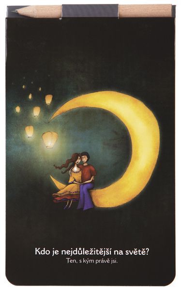 BOBO Poznámkový blok Duhová kočka - Kdo je nejdůležitější na světě?