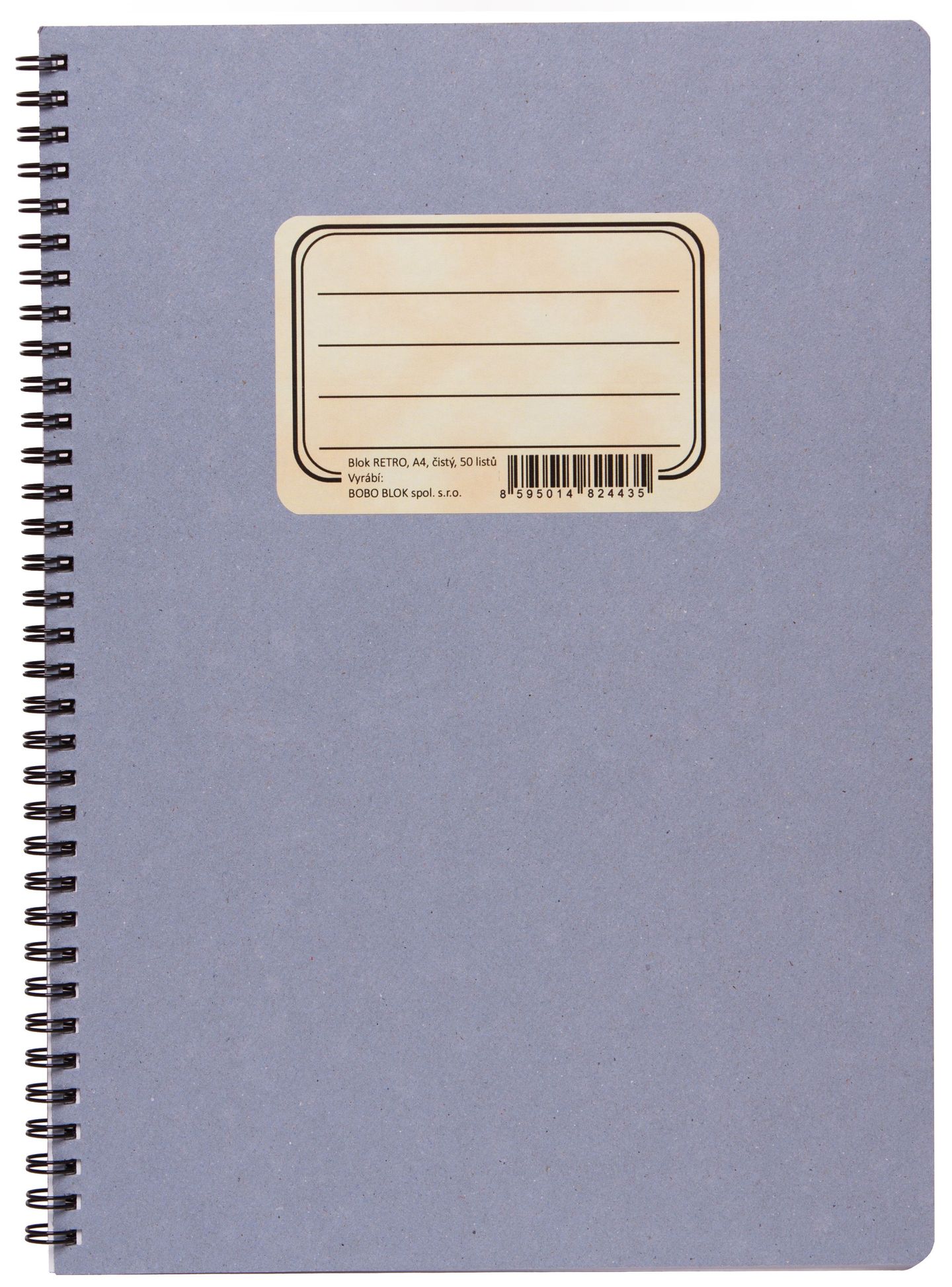 BOBO Poznámkový blok Retro A5 čistý
