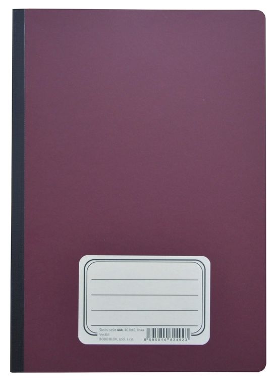 BOBO Retro sešit 444, A4 40 l. linkovaný