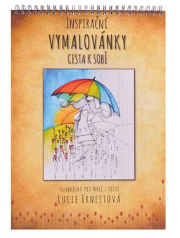 Obrázek produktu: BOBO Vymalovánky A4 Duhová kočka - kroužková vazba